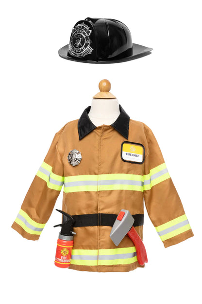 Tan Firefighter Set with Accessories | Size 5-6