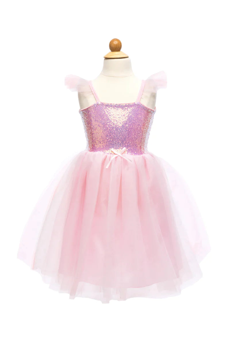 Pink Sequins Princess Dress