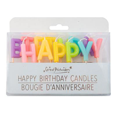 Happy Birthday Candles | Rainbow