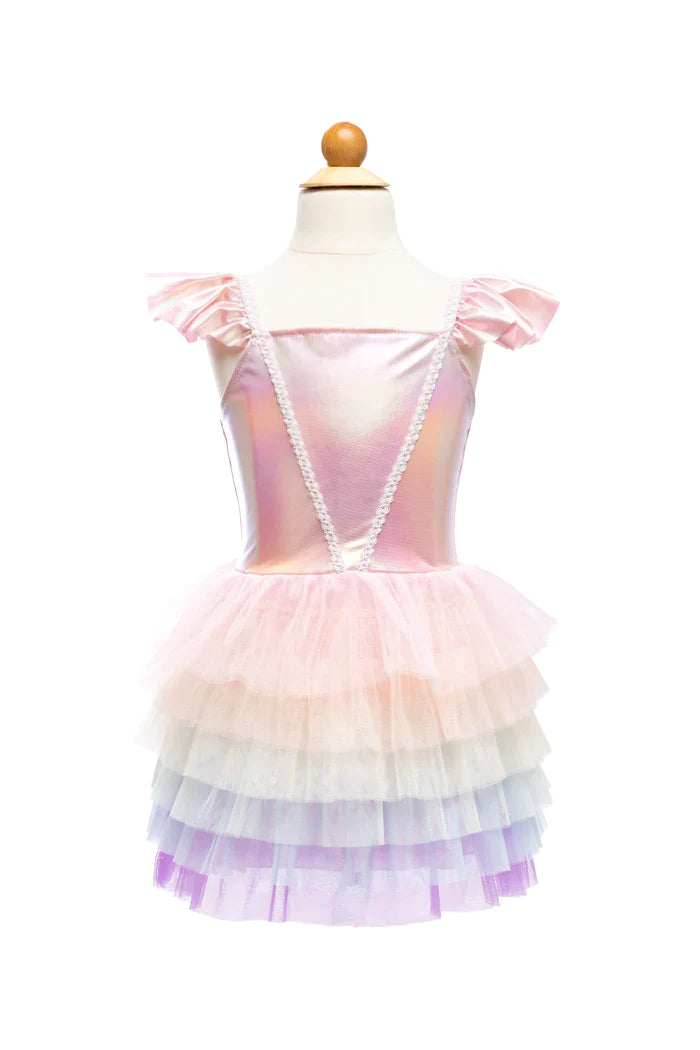 Rainbow Ruffle Tutu Dress | Size 5-6Y
