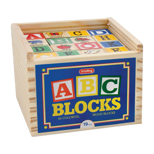 Alphabet Wood Blocks | 48 Pieces
