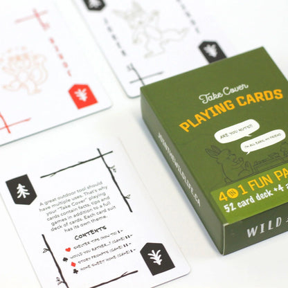 Take Cover | 4 in 1 Card Game